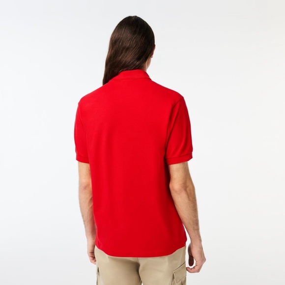 🐊NWT Lacoste Men's Short Sleeved Ribbed Collar Shirt - Picture 3 of 5